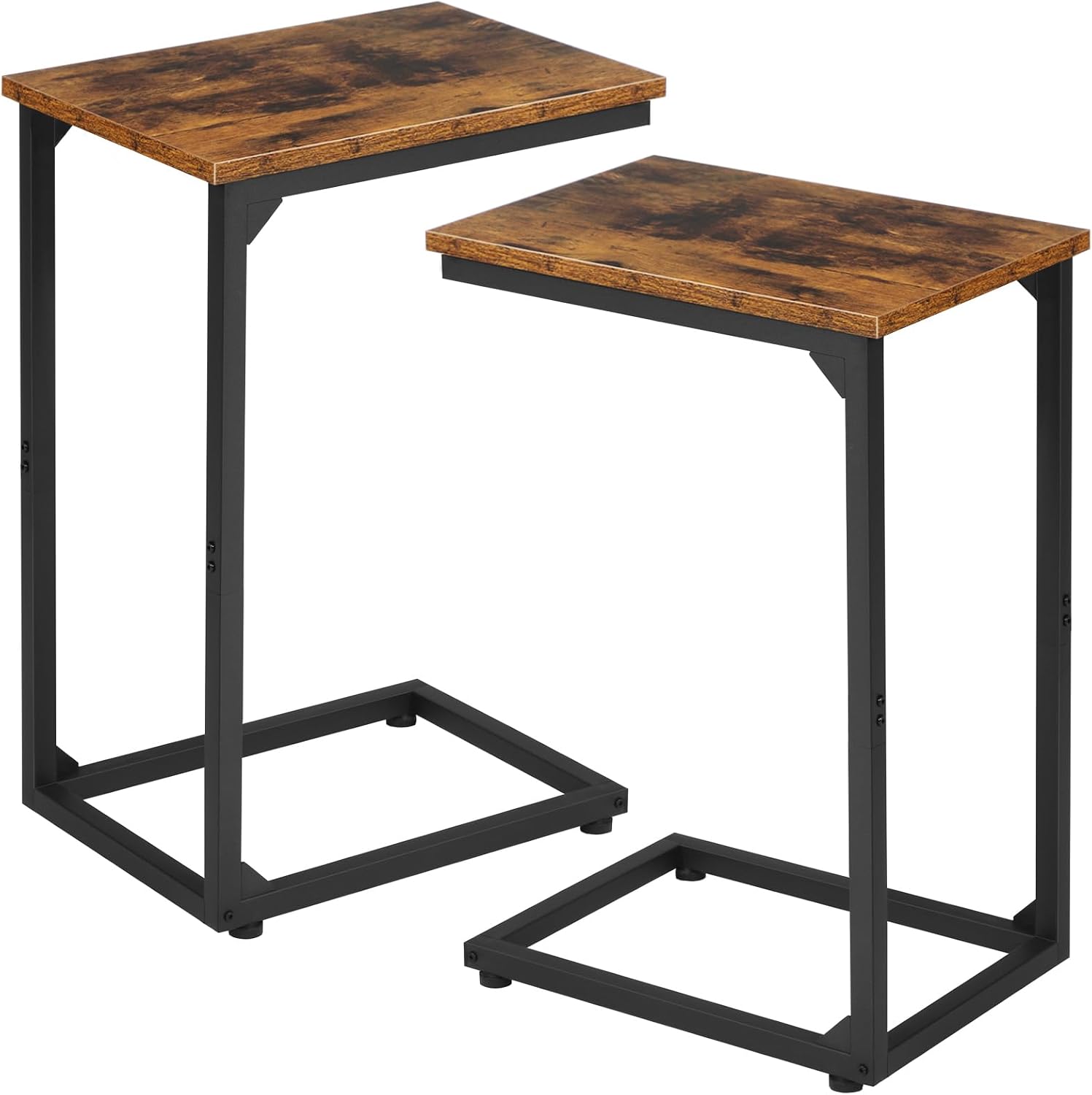 AMHANCIBLE C-Shaped End Table Set of 2